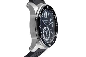 Thumbnail von Cartier Calibre de Cartier Diver Edelstahl Automatik Herrenuhr Ref. W7100056