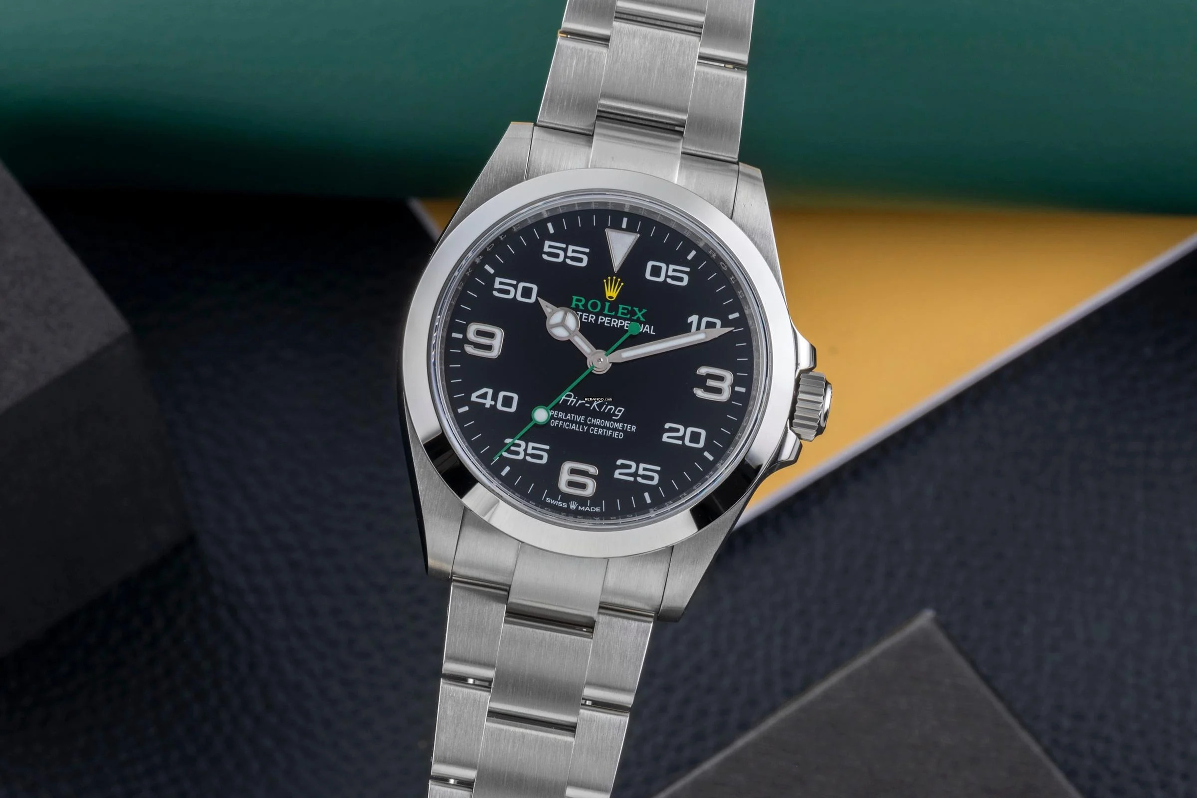 Rolex Air King Automatik Oyster Edelstahl Herrenuhr Ref. 126900 B&P 2025