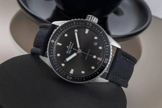 Thumbnail von Blancpain Fifty Fathoms Bathyscaphe Stahl Ref. 5000 1110 B52A