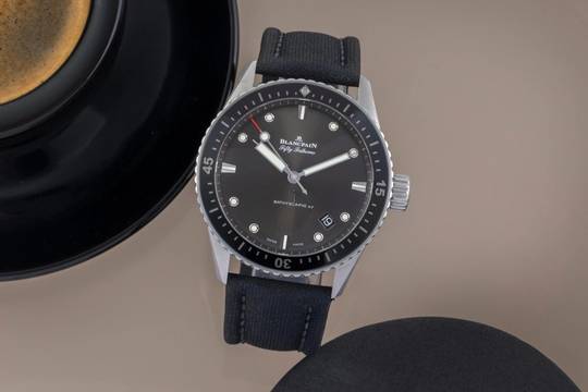  Blancpain Fifty Fathoms Bathyscaphe Stahl Ref. 5000 1110 B52A 