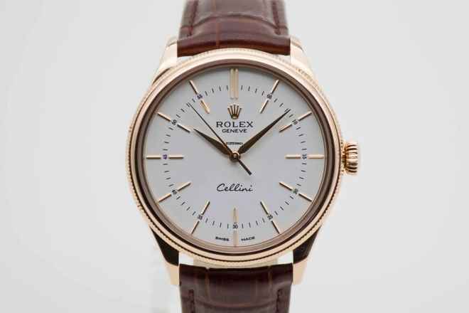  Rolex Cellini Time 50505 Rosé Gold perfektes Set aus 2019 