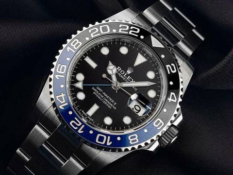  Rolex GMT-Master II Batman Ref.116710BLNR 2013 LC 100 Full Set wie Neu Vintage GMT Master II Batman 