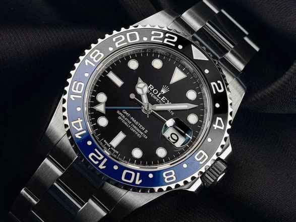  Rolex GMT-Master II Batman Ref.116710BLNR 2013 LC 100 Full Set wie Neu Vintage GMT Master II Batman 