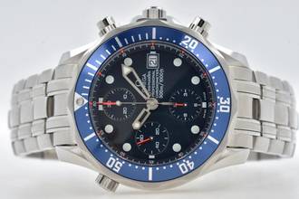 Thumbnail von Omega Seamaster Diver 300 M Professional Chronograph 2599.80 Blue Bezel