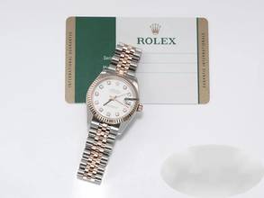 Thumbnail von Rolex Datejust 31 31mm 178271 2018 Edelstahl Rosegold 750 Diamanten Automatik Stainless Steel 18kt Rose Gold Jubilé-band Chronometer White Dial