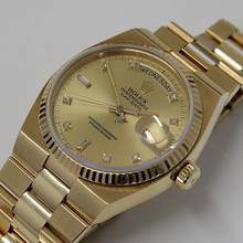 Thumbnail von Rolex Day-Date Oysterquartz Diamond Dial Ref.19018