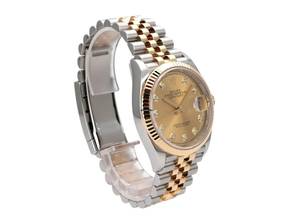 Thumbnail von Rolex Datejust 36 Oystersteel / Gelbgold 126233 Champagner Diamant Jubile-Band