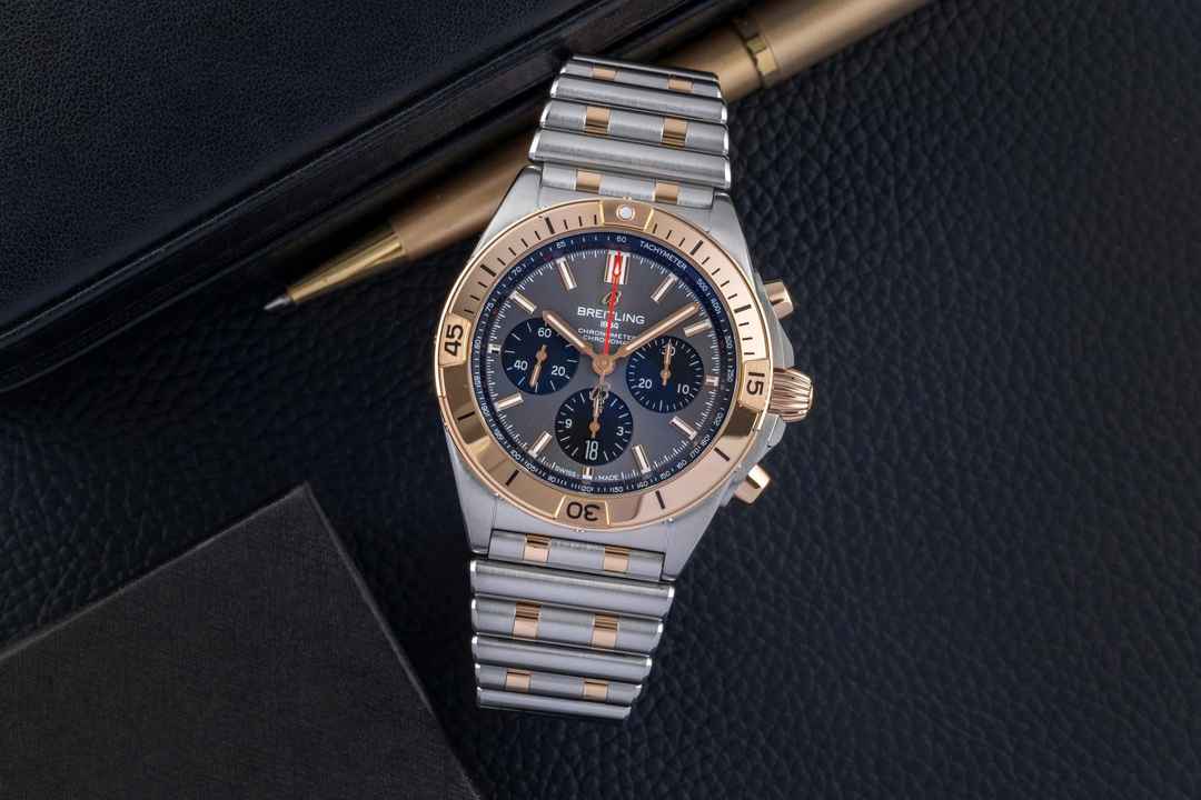  Breitling Chronomat 42 B01 Stahl / Gold Automatik Ref. UB0134101B1U1 