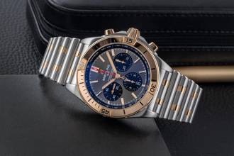 Thumbnail von Breitling Chronomat 42 B01 Stahl / Gold Automatik Ref. UB0134101B1U1