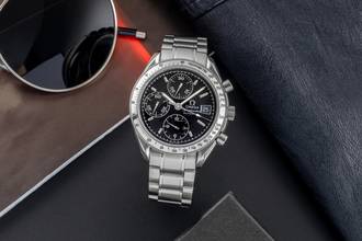 Thumbnail von Omega Speedmaster Date Chronograph Automatik Herrenuhr Ref. 3513.50.00