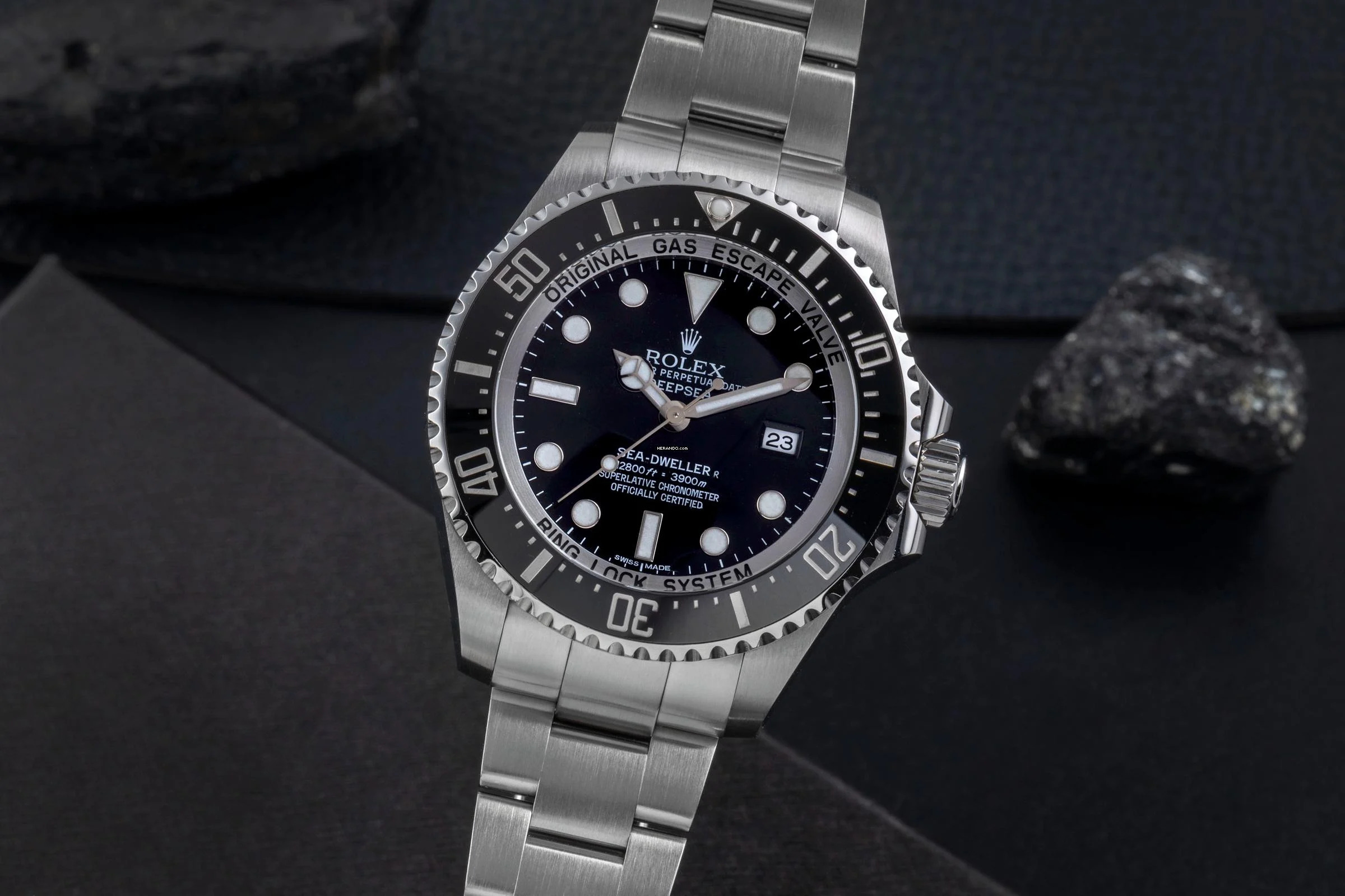  Rolex Sea-Dweller Deepsea Black Dial Oyster Stahl Automatik Ref. 116660 B&P 2013 
