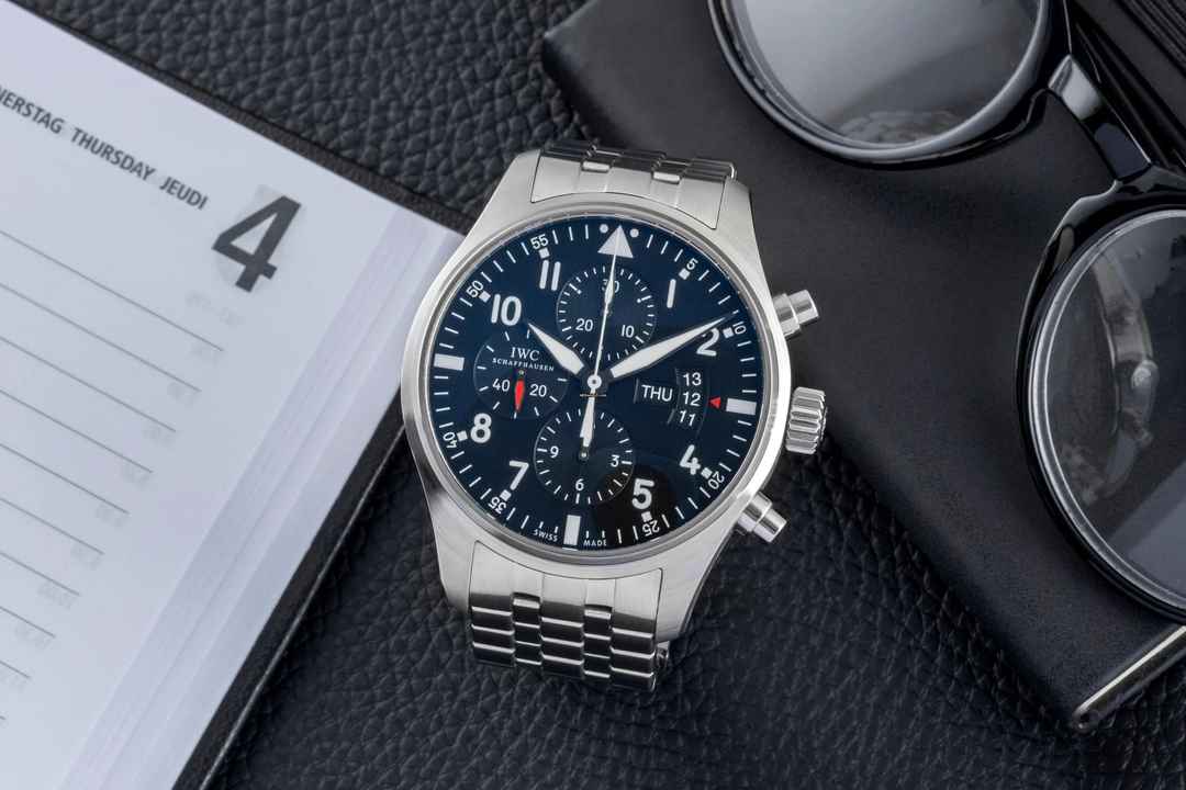  IWC Fliegeruhr Chronograph Pilot Fliegeruhr Chronograph Automatik Herrenuhr Ref. IW377701 