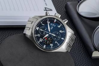 Thumbnail von IWC Fliegeruhr Chronograph Pilot Fliegeruhr Chronograph Automatik Herrenuhr Ref. IW377701