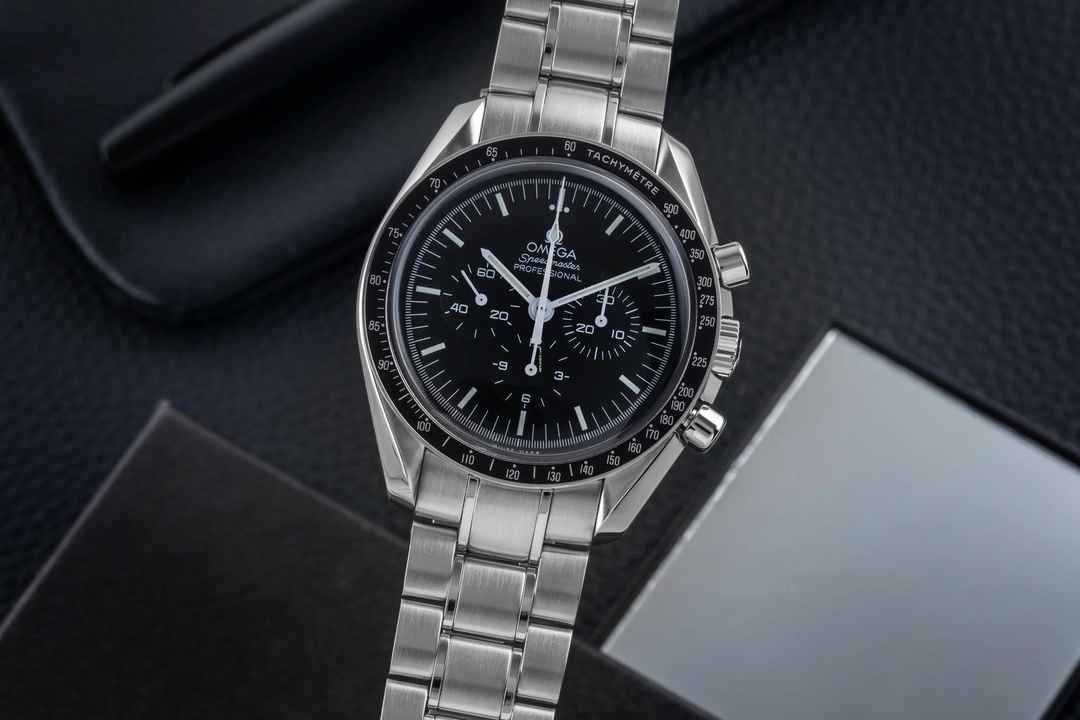  Omega Speedmaster Professional Moonwatch Stahl Handaufzug Ref. 311.30.42.30.01.005 B&P 2017 