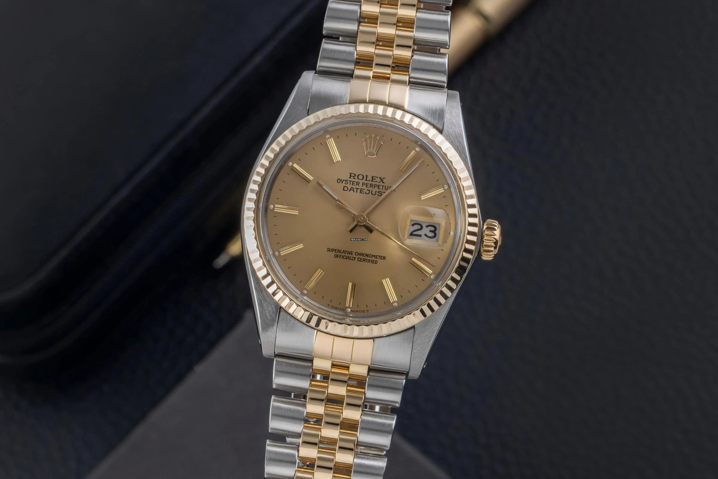 Rolex Datejust 36 Oyster Perpetual Stahl / Gold Automatik Ref. 16013 Klassiker