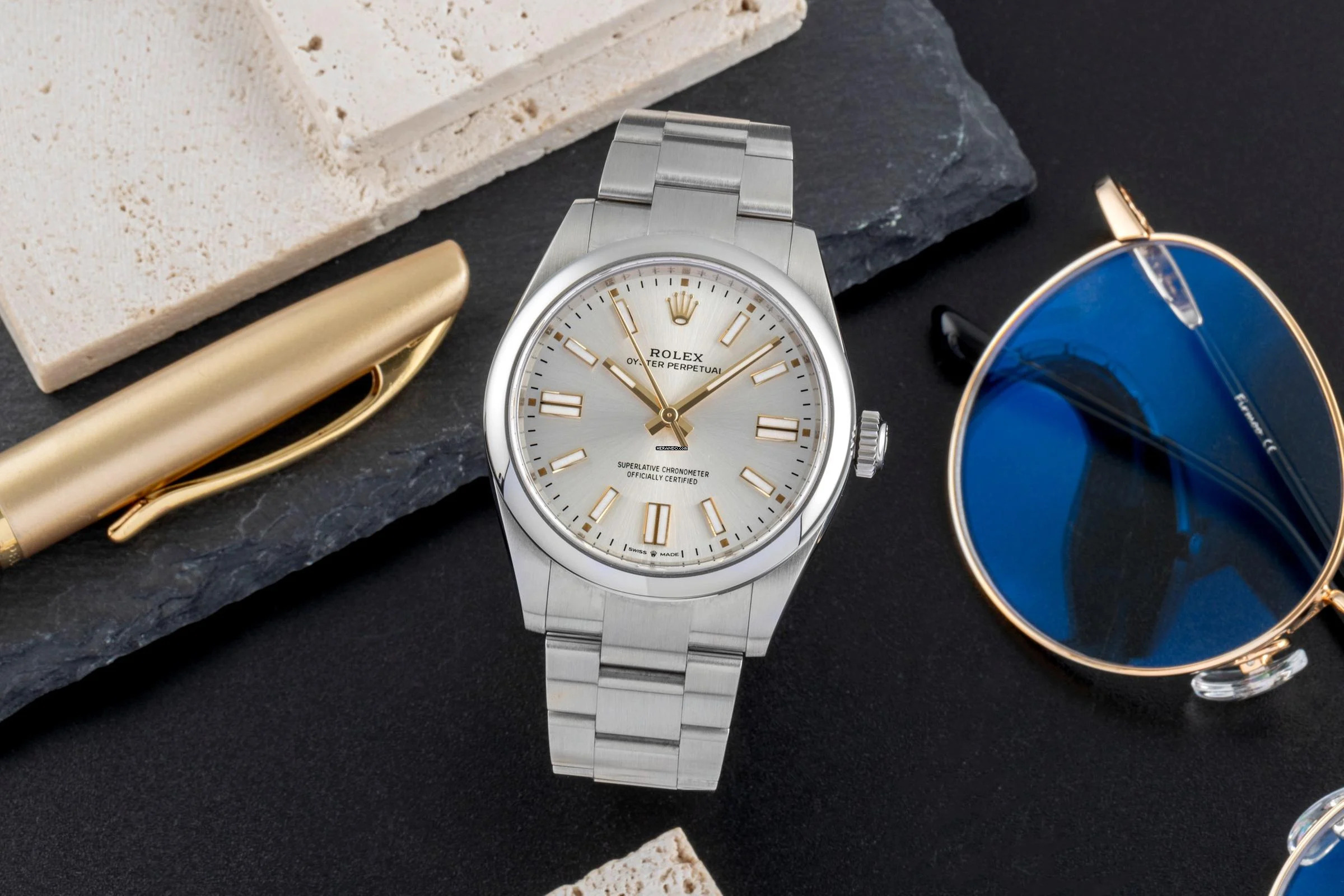 Rolex Oyster Perpetual 41 Silver Dial Edelstahl Ref. 134300 Box & Papiere 2025