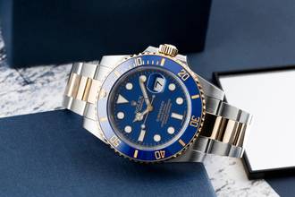 Thumbnail von Rolex Submariner Date Stahl / Gold Oyster Perpetual Ref. 116613LB Papiere 2013
