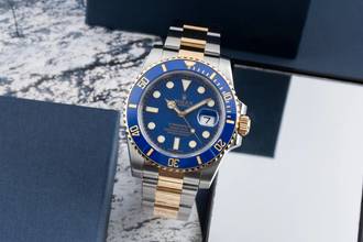 Thumbnail von Rolex Submariner Date Stahl / Gold Oyster Perpetual Ref. 116613LB Papiere 2013
