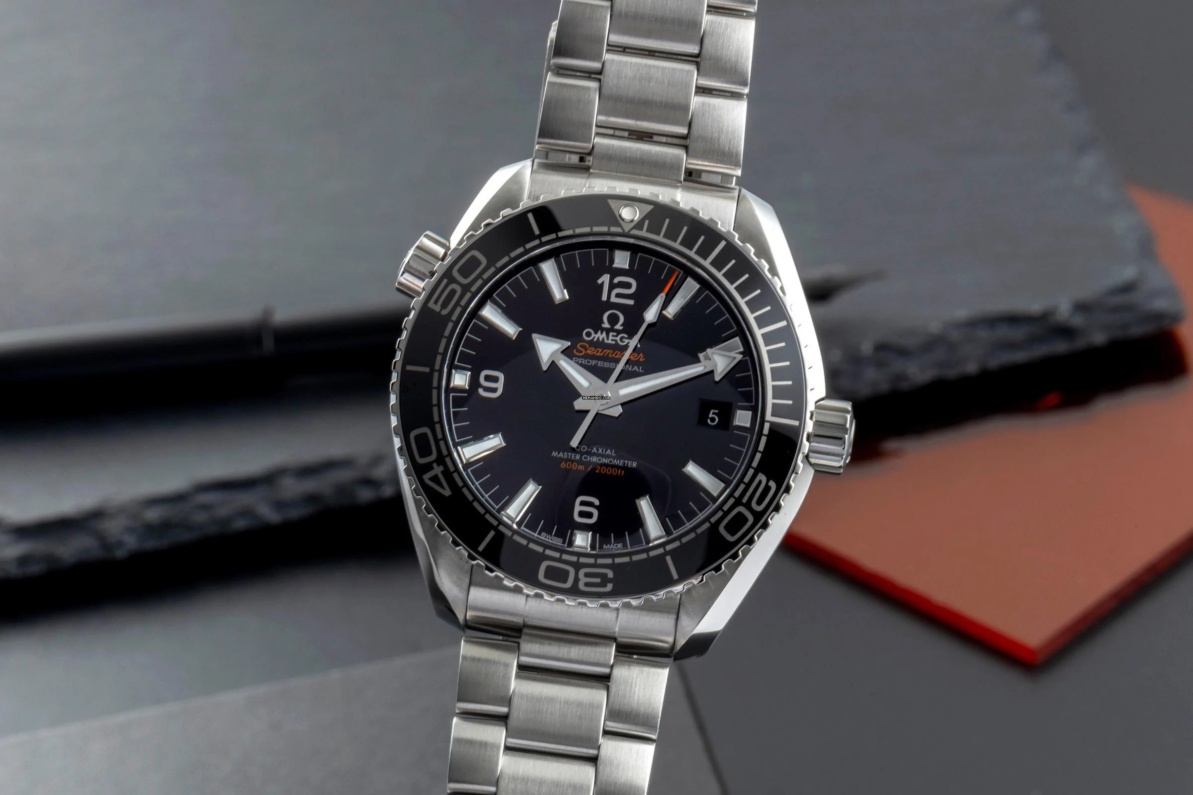  Omega Seamaster Planet Ocean Stahl Automatik Herrenuhr 215.30.44.21.01.001 B&P 