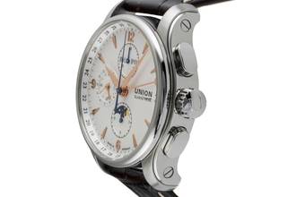 Thumbnail von Union Glashütte Belisar Chronograph Stahl Automatik Herrenuhr Ref. D0024251 B&P