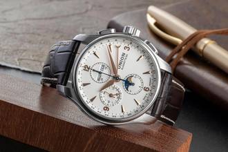 Thumbnail von Union Glashütte Belisar Chronograph Stahl Automatik Herrenuhr Ref. D0024251 B&P