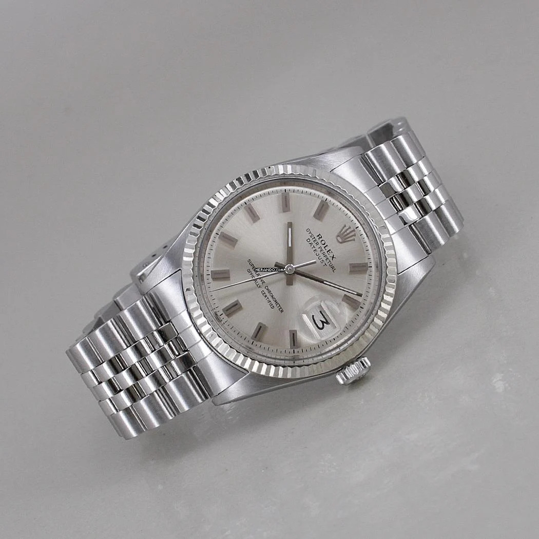  Rolex Datejust 36 Automatik Chronometer 1968 Full Set LC 100 Top Zustand 