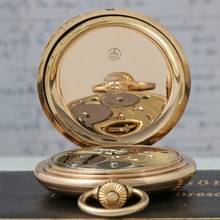 Thumbnail von A. Lange & Söhne 55mm 135g Schwere 18k Gold 1A Savonette Taschenuhr m. Box und Zertifikat 1905 Neuwertiger Zustand