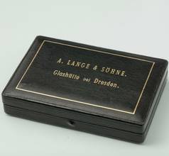 Thumbnail von A. Lange & Söhne 55mm 135g Schwere 18k Gold 1A Savonette Taschenuhr m. Box und Zertifikat 1905 Neuwertiger Zustand