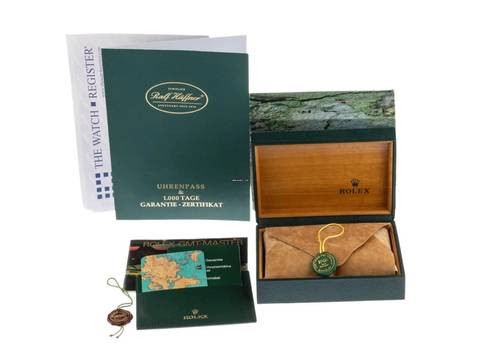  Rolex GMT-Master Pepsi Ref.16700 1996 Box&Beschreibung sehr gut Vintage GMT Master Pepsi 