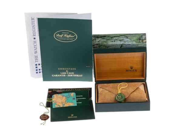  Rolex GMT-Master Pepsi Ref.16700 1996 Box&Beschreibung sehr gut Vintage GMT Master Pepsi 