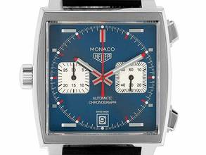 Thumbnail von TAG Heuer Monaco Calibre 11 Steve McQueen Ref.CAW211P.FC6356 2025 Full Set Ungetragen Monaco Steve McQueen Leder Faltschließe