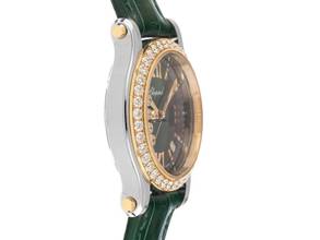 Thumbnail von Chopard Happy Sport Ref.278582-6007 2021 Full Set wie Neu Happy Sport Green Dial Diamanten