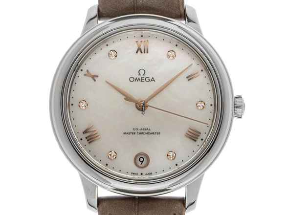 Omega De Ville Prestige Ref.434.13.34.20.55.001 2026 Full Set Ungetragen De Ville Prestige Diamanten Perlmutt 