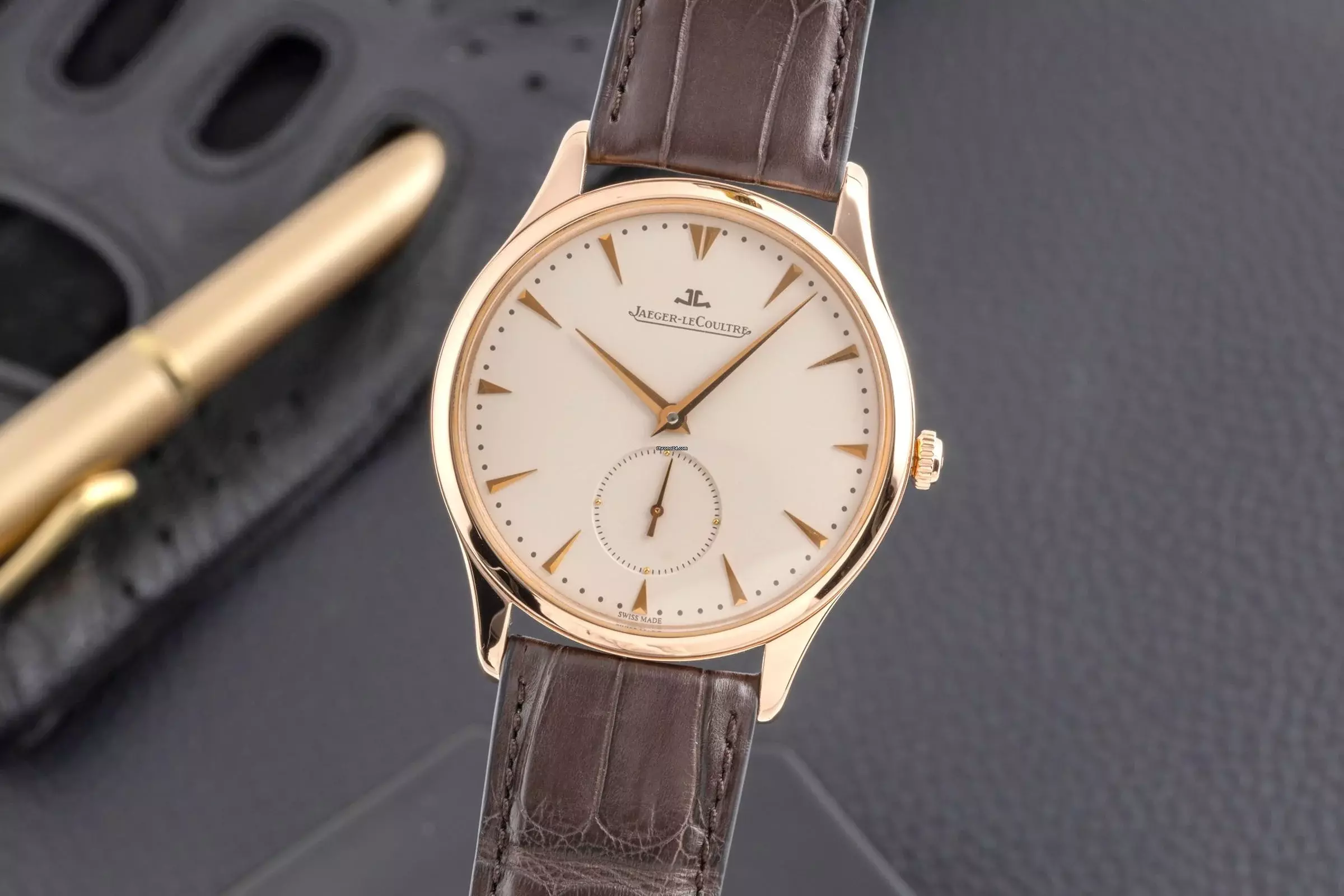  Jaeger-LeCoultre Master Grande Ultra Thin 18K Roségold Automatik Ref 174.2.90.S Papers 