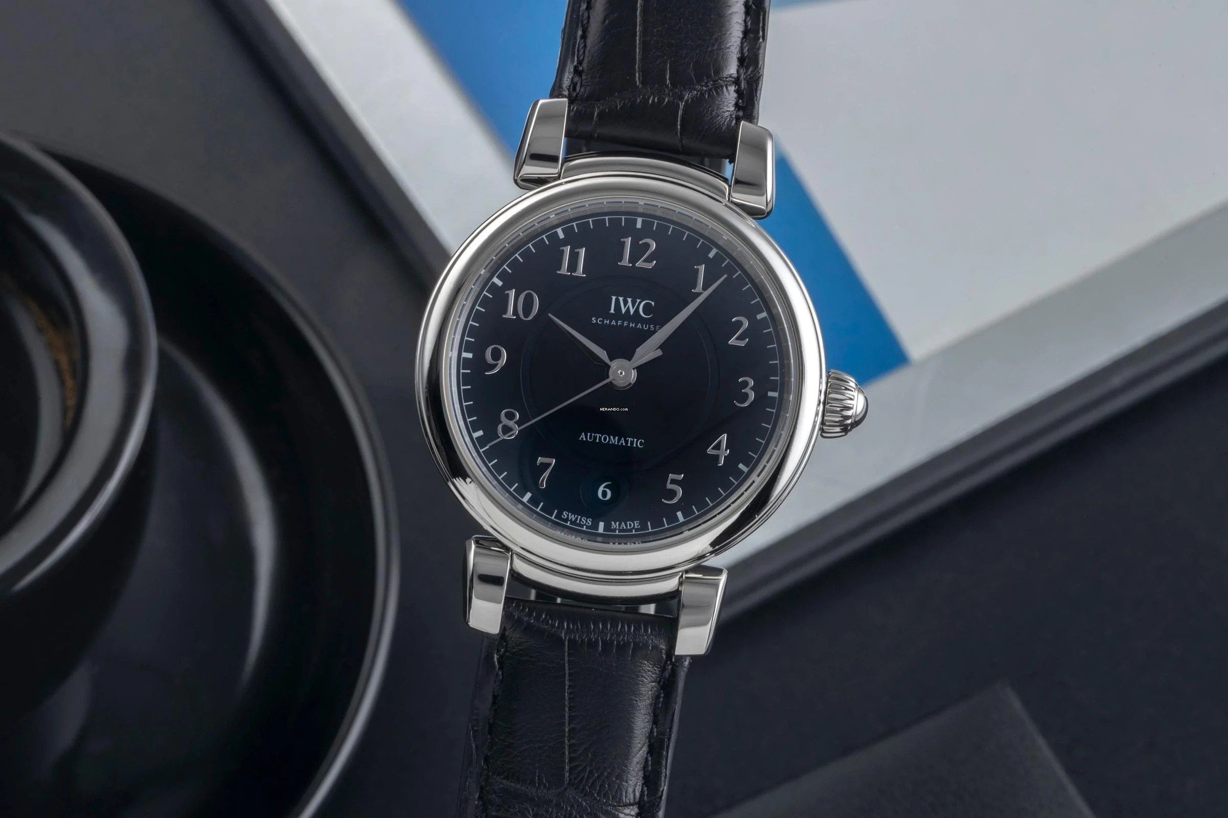 IWC Da Vinci Automatic Edelstahl Automatik Herrenuhr Ref. IW458312 Klassiker