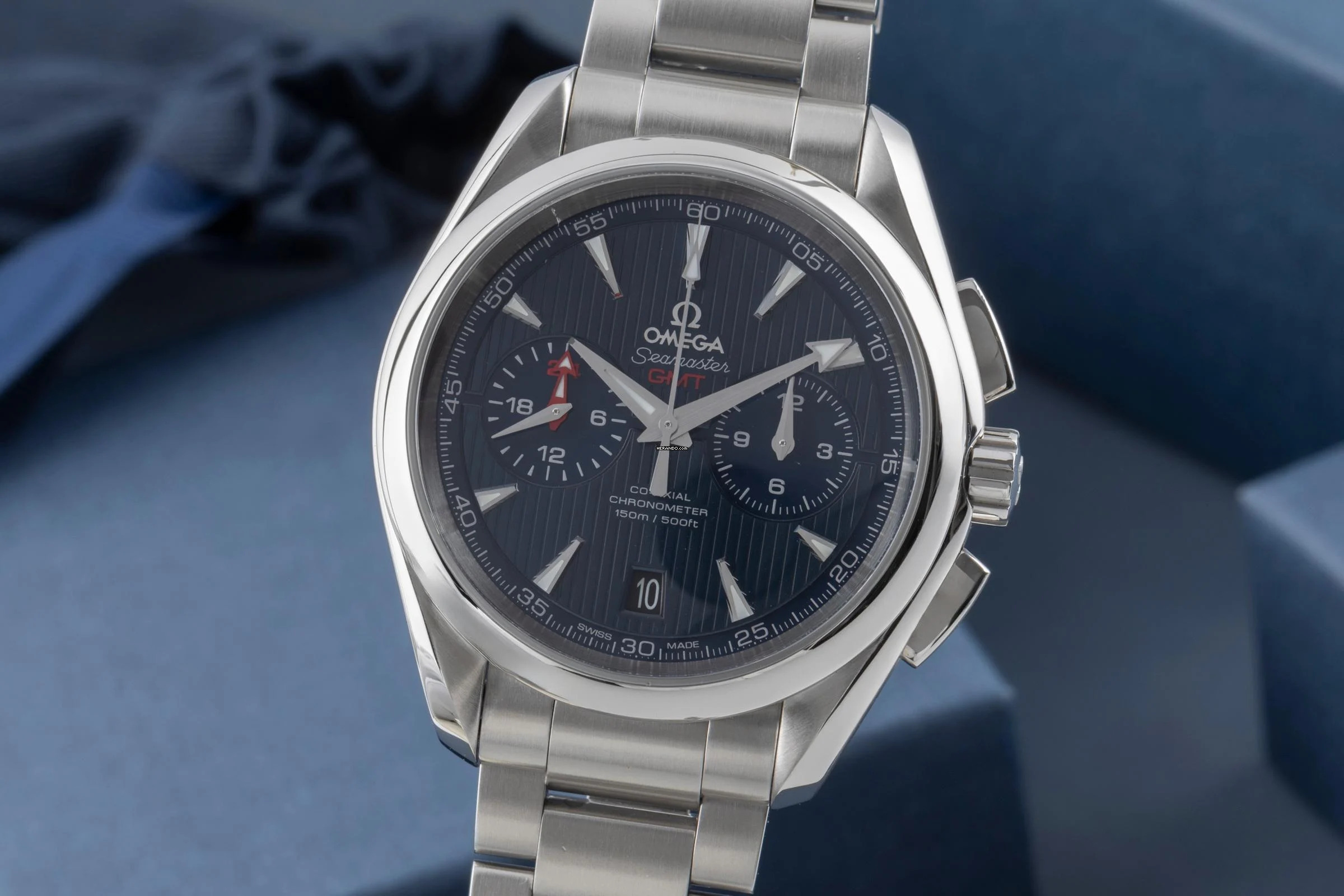 Omega Seamaster Aqua Terra GMT Chronograph Stahl Automatik 231.10.43.52.03.001