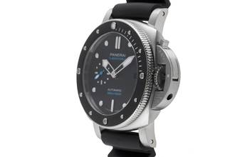 Thumbnail von Panerai Submersible Automatik Herrenuhr Ref. PAM02683 B&P 2023