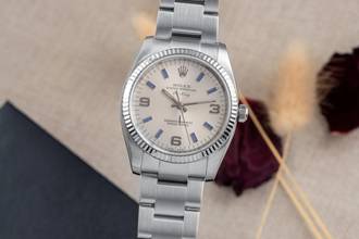 Thumbnail von Rolex Air King Stahl / Weissgold Automatik Herren Oyster Ref.114234 Papiere 2008