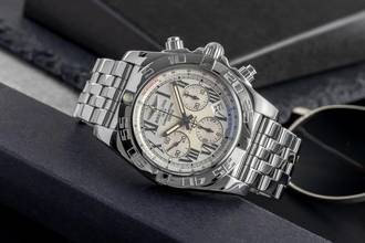 Thumbnail von Breitling Chronomat 44 Chronograph Stahl Automatik Ref. AB011012 Papiere 2010