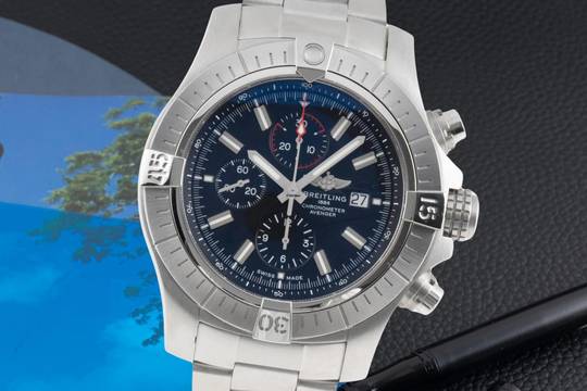  Breitling Super Avenger Chronograph Automatik Stahl Ref. A13375 