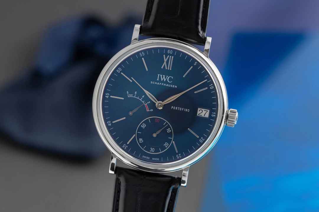  IWC Portofino Handaufzug 8 Days Edelstahl Handaufzug Herrenuhr Ref. IW510106 