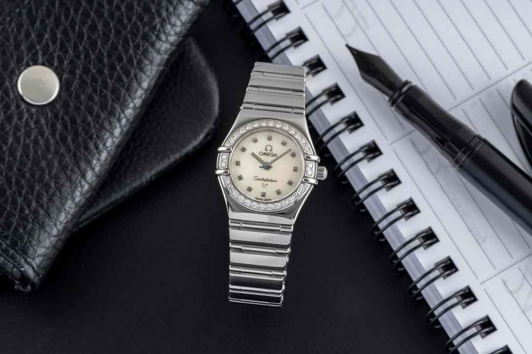  Omega Constellation Ladies Stahl Quarz MOP Diamonds Damen Ref. 1460.75.00 895.1243 