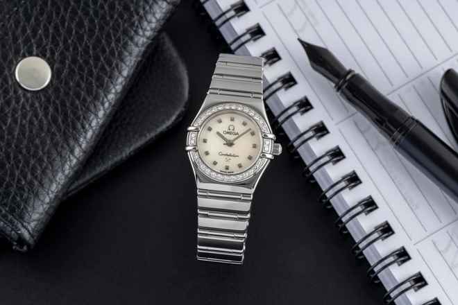  Omega Constellation Ladies Stahl Quarz MOP Diamonds Damen Ref. 1460.75.00 895.1243 