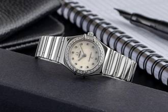 Thumbnail von Omega Constellation Ladies Stahl Quarz MOP Diamonds Damen Ref. 1460.75.00 895.1243