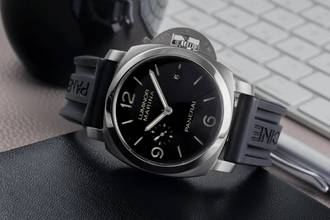 Thumbnail von Panerai Luminor Marina 1950 3 Days Automatic Stahl Automatik Herrenuhr Ref. PAM00328