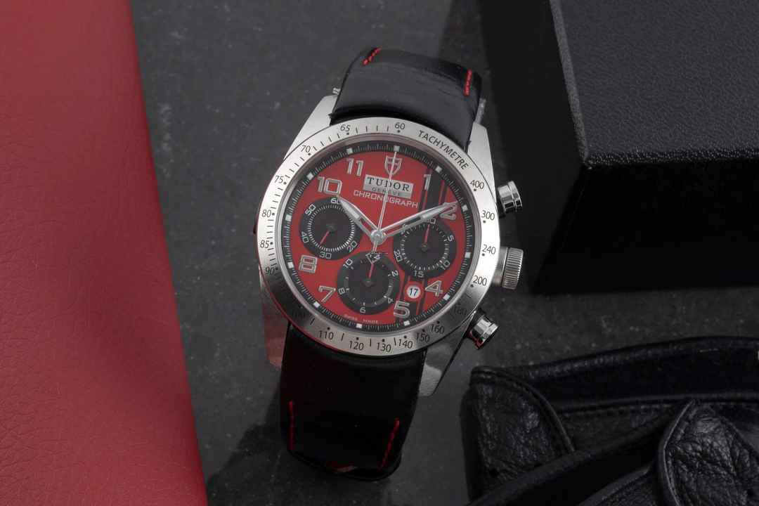 Tudor Fastrider Chrono Chronograph Edelstahl Automatik Stahl Ref. 42000 D Papiere 2014 