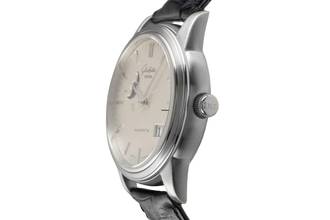 Thumbnail von Glashütte Original Senator Panoramadatum Stahl Automatik Herrenuhr Ref. 39-41-04-12-04