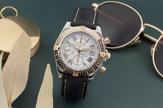 Thumbnail von Breitling Chronomat Evolution Chronograph Stahl / Gold Automatik Herrenuhr Ref. C13356