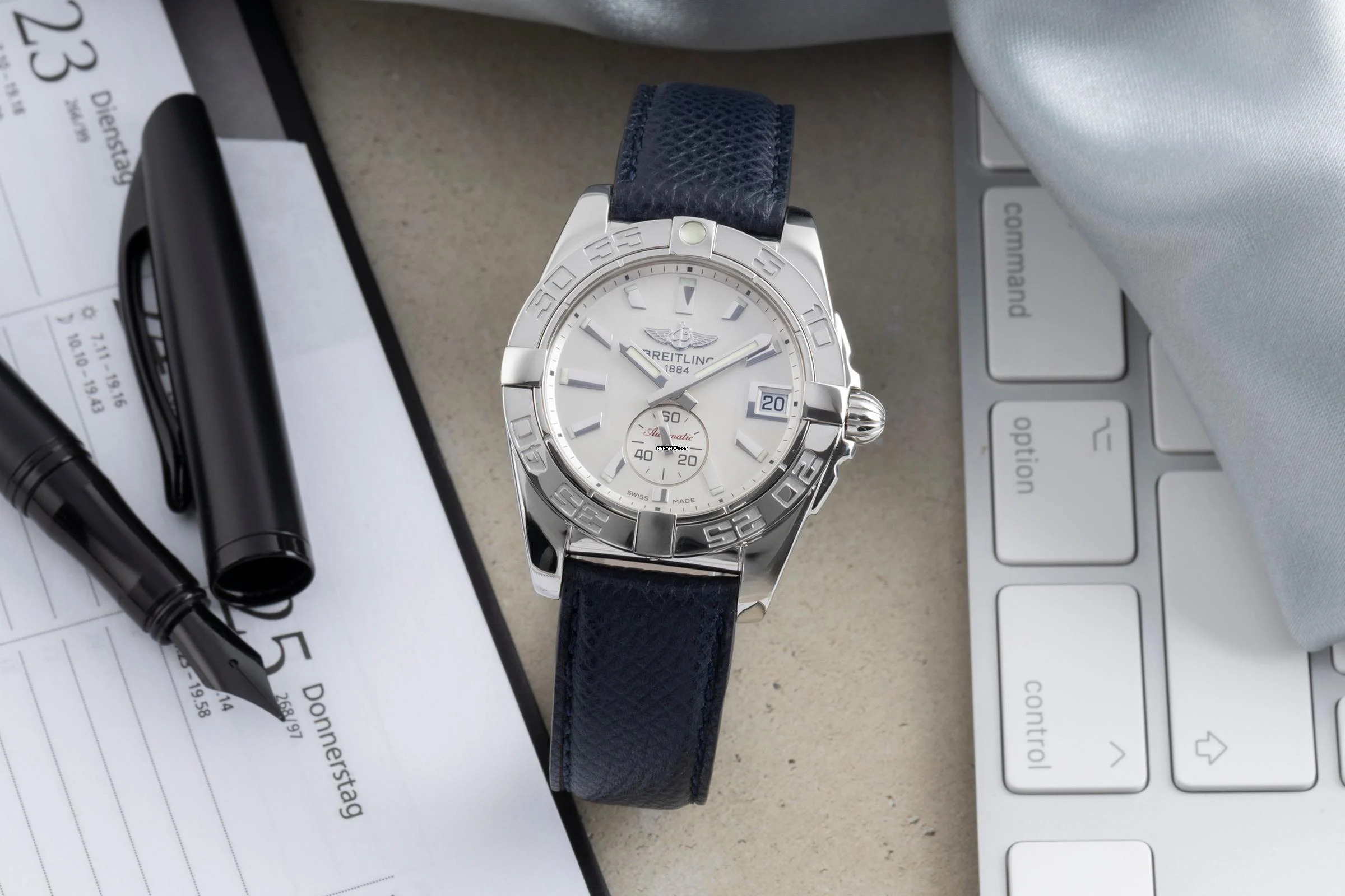  Breitling Galactic 36 Edelstahl Automatik Herrenuhr Ref. A3733012/G706 Papiere 