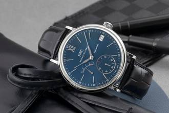 Thumbnail von IWC Portofino Handaufzug 8 Days Edelstahl Handaufzug Herrenuhr Ref. IW510106 B&P 2017